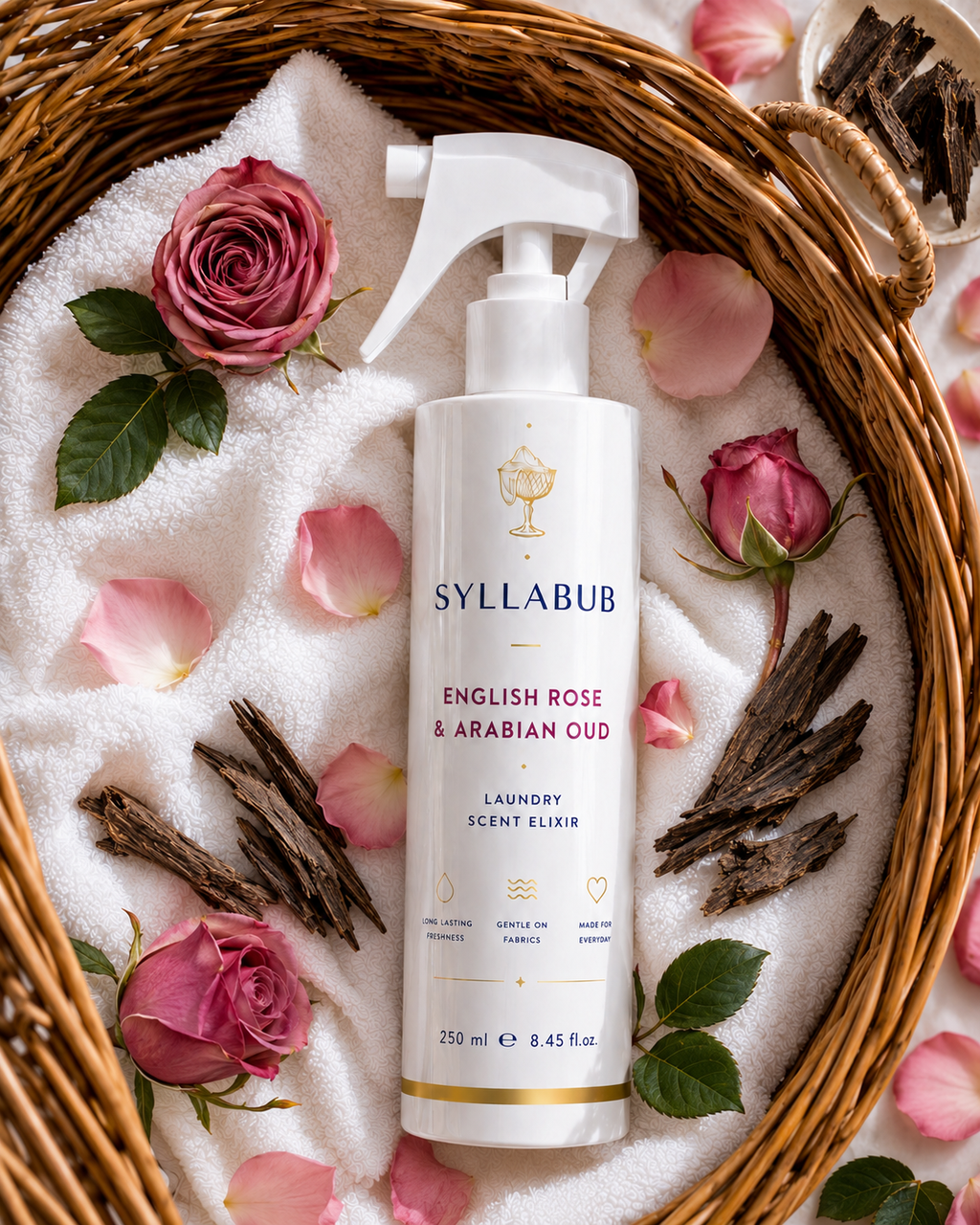 English Rose & Arabian Oud Laundry Mist Elixir