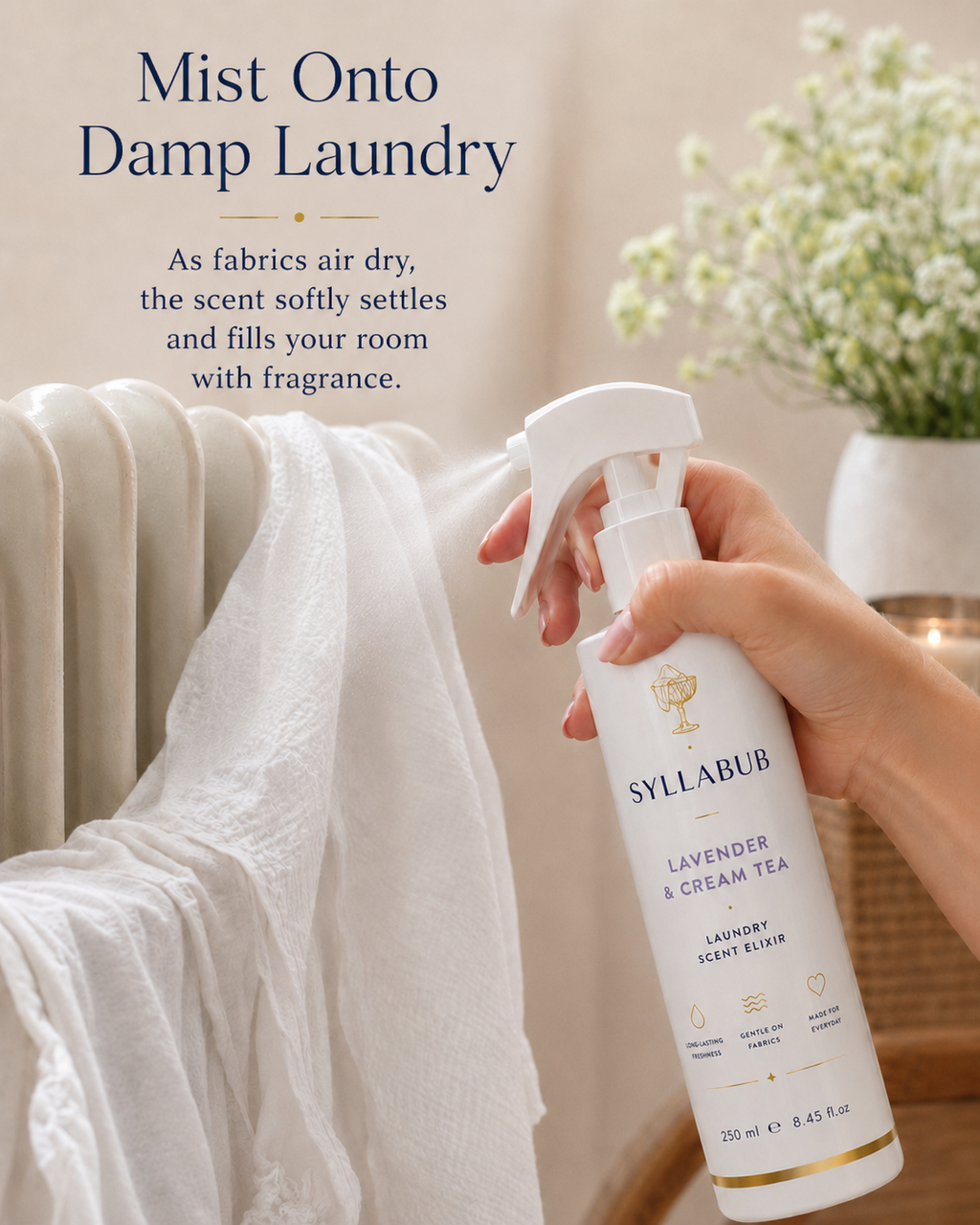 English Rose & Arabian Oud Laundry Mist Elixir